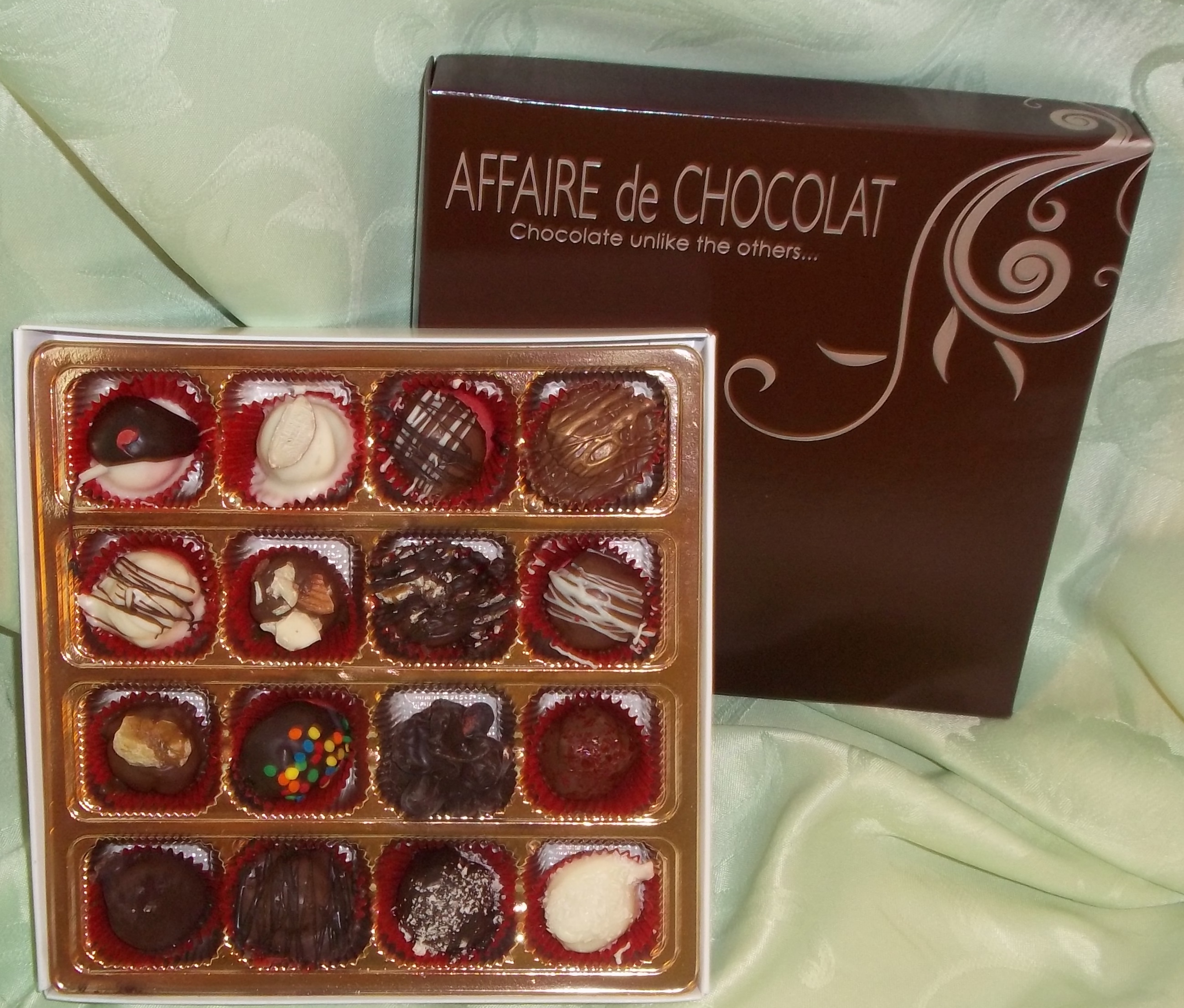 16 Piece Gourmet Truffles and Chocolates